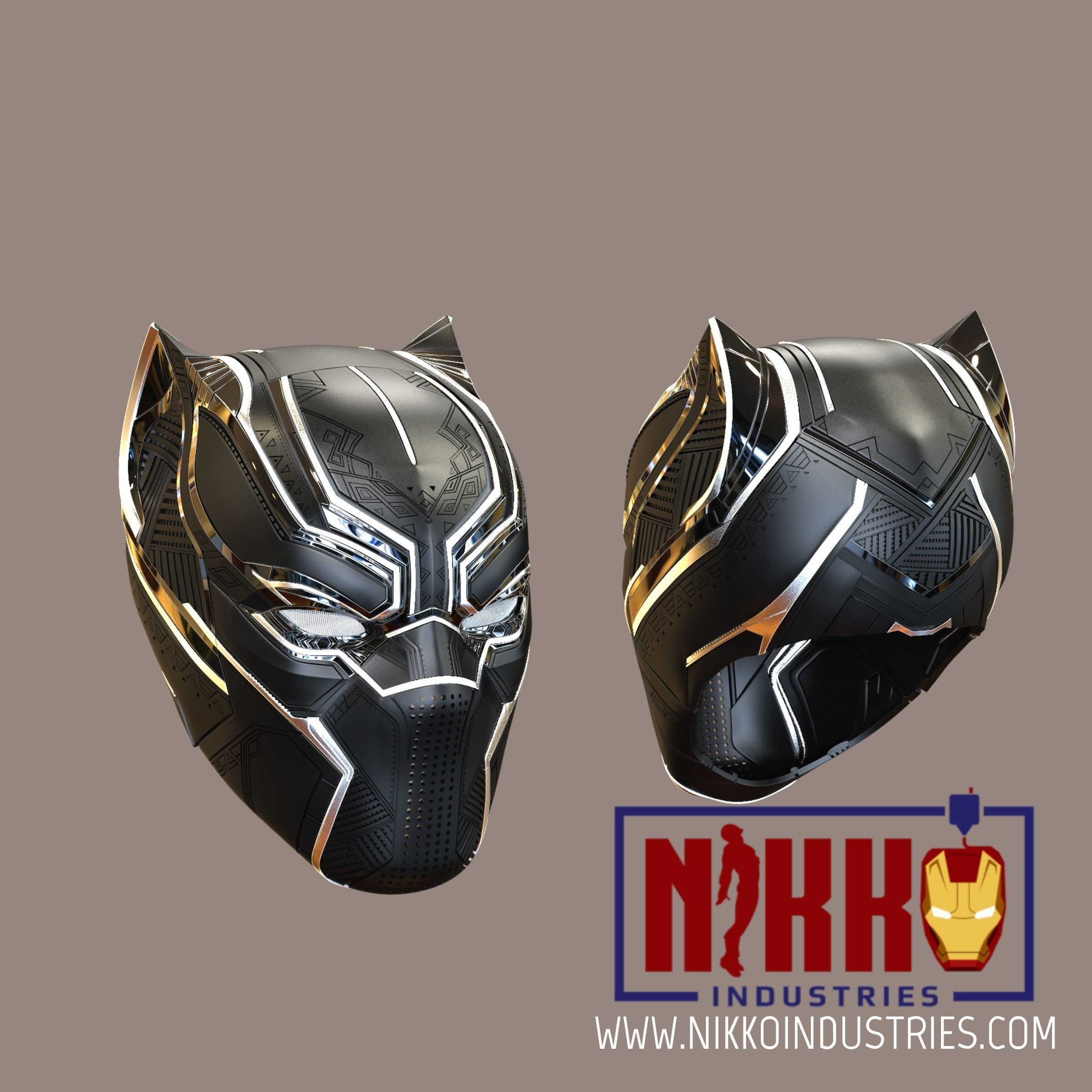 Black Panther Civil War  3D print model_12
