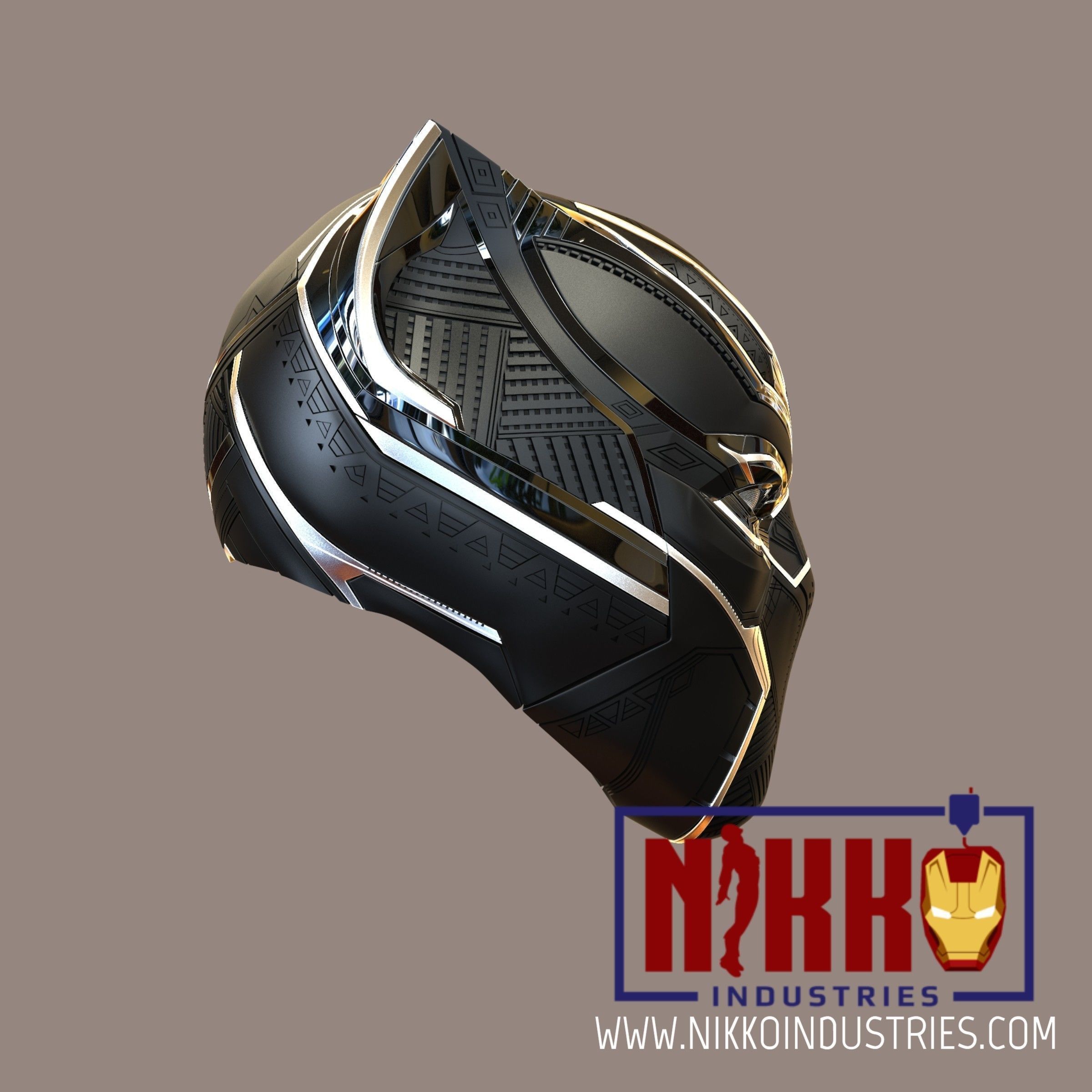 Black Panther Civil War  3D print model_6