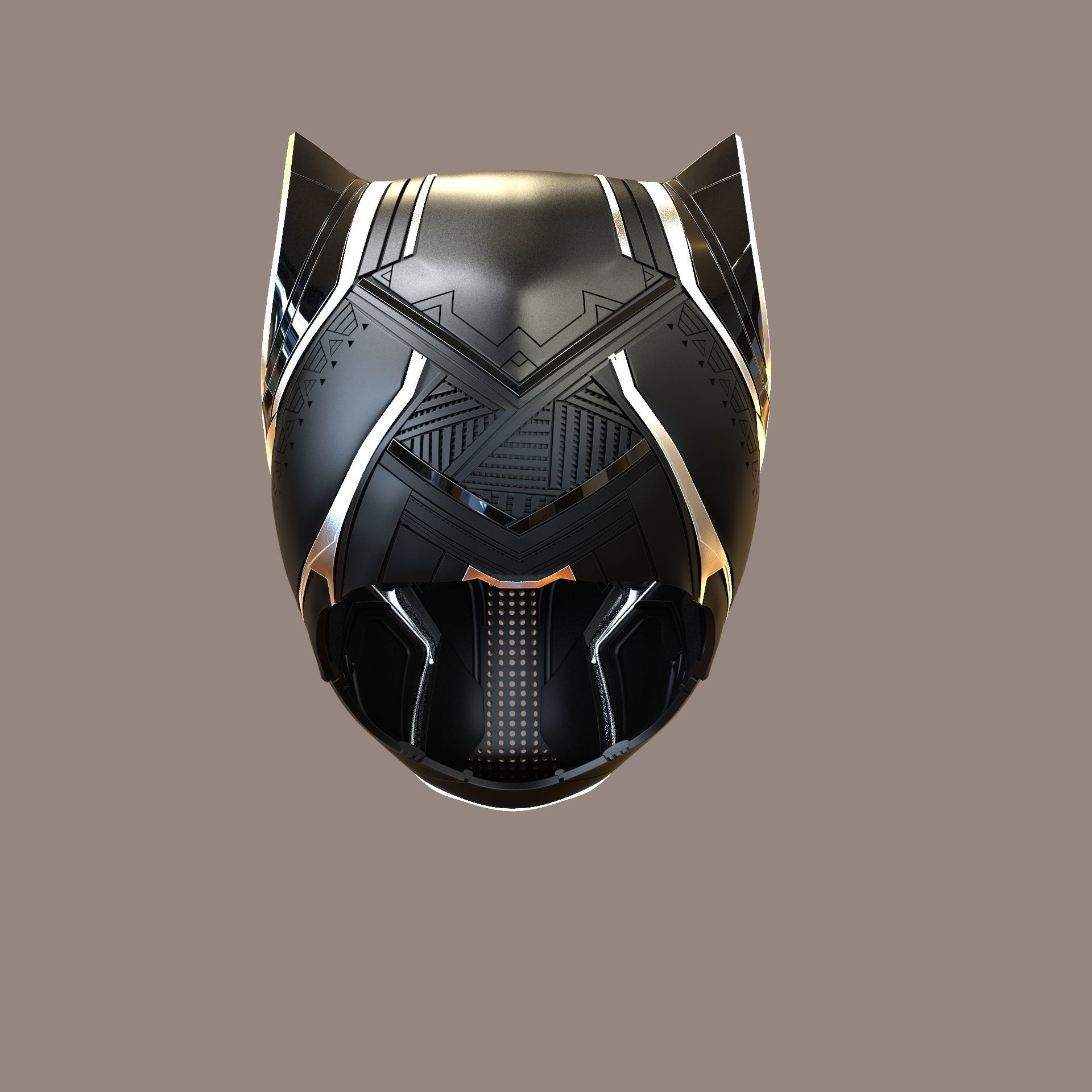 Black Panther Civil War  3D print model_11