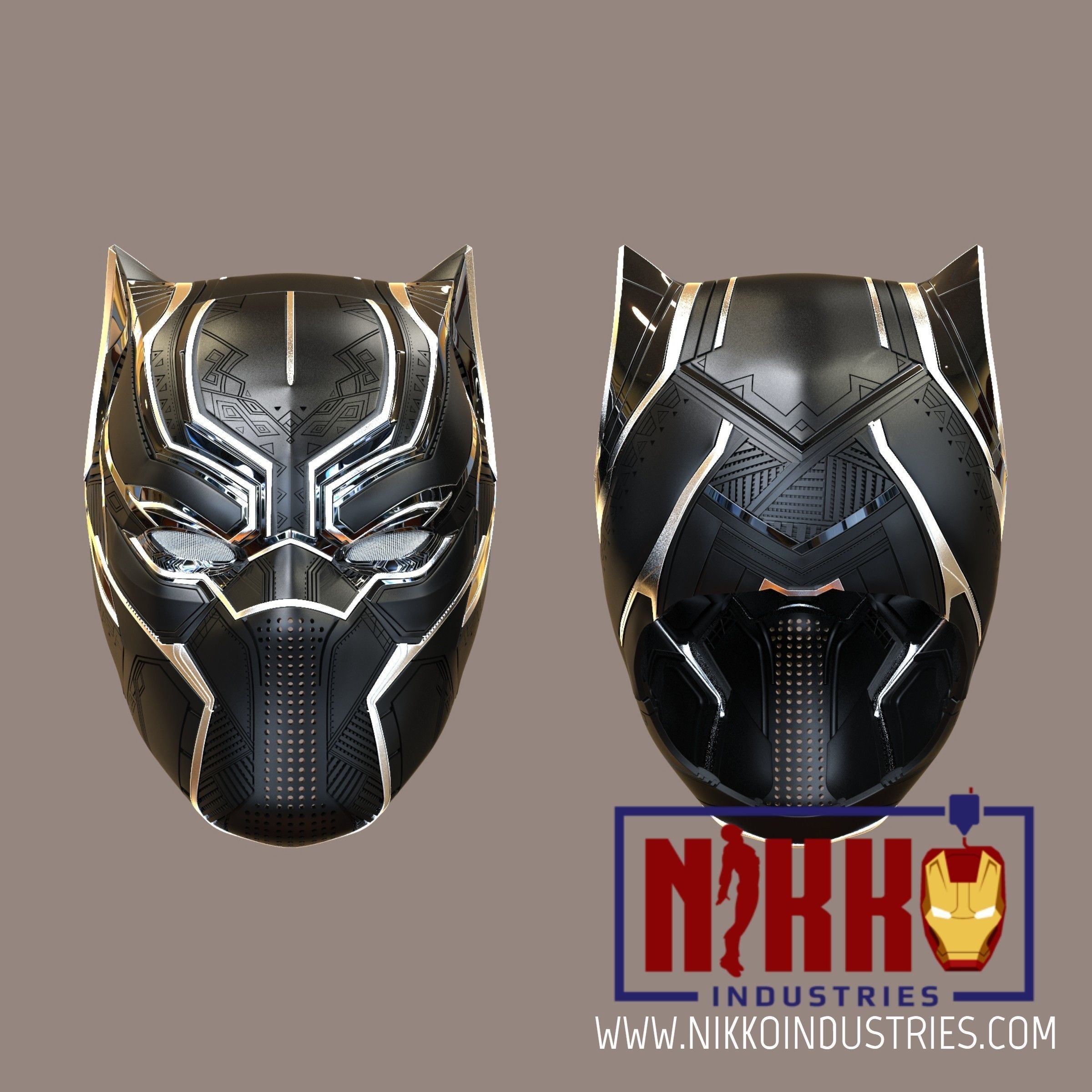 Black Panther Civil War  3D print model_16
