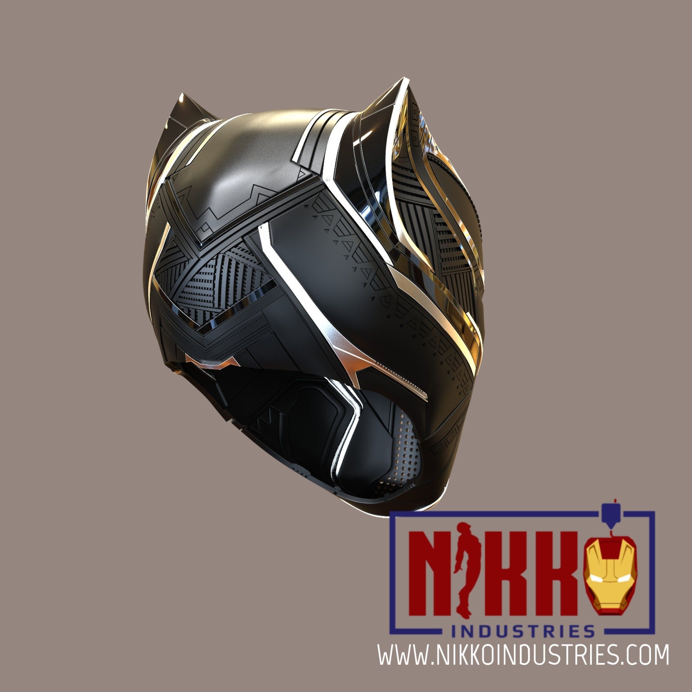 Black Panther Civil War  3D print model_8