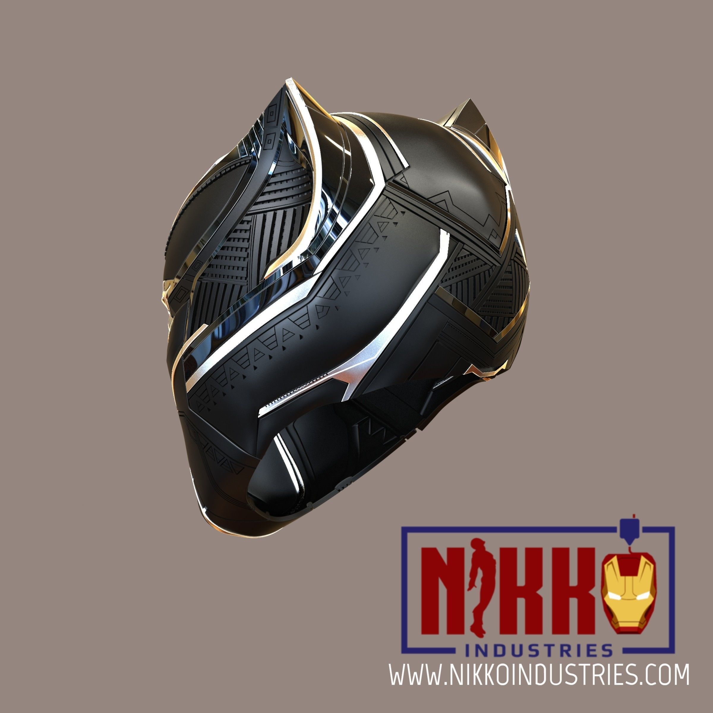 Black Panther Civil War  3D print model_14