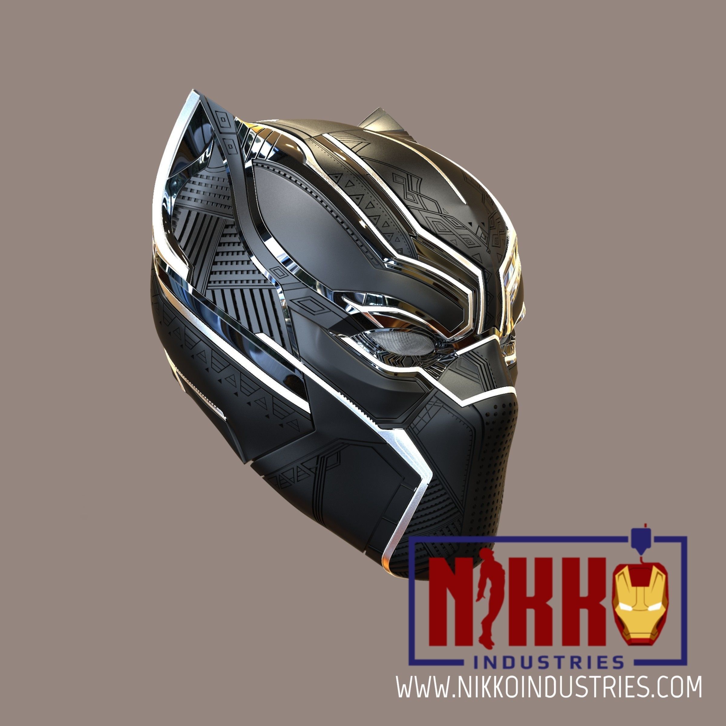 Black Panther Civil War  3D print model_4