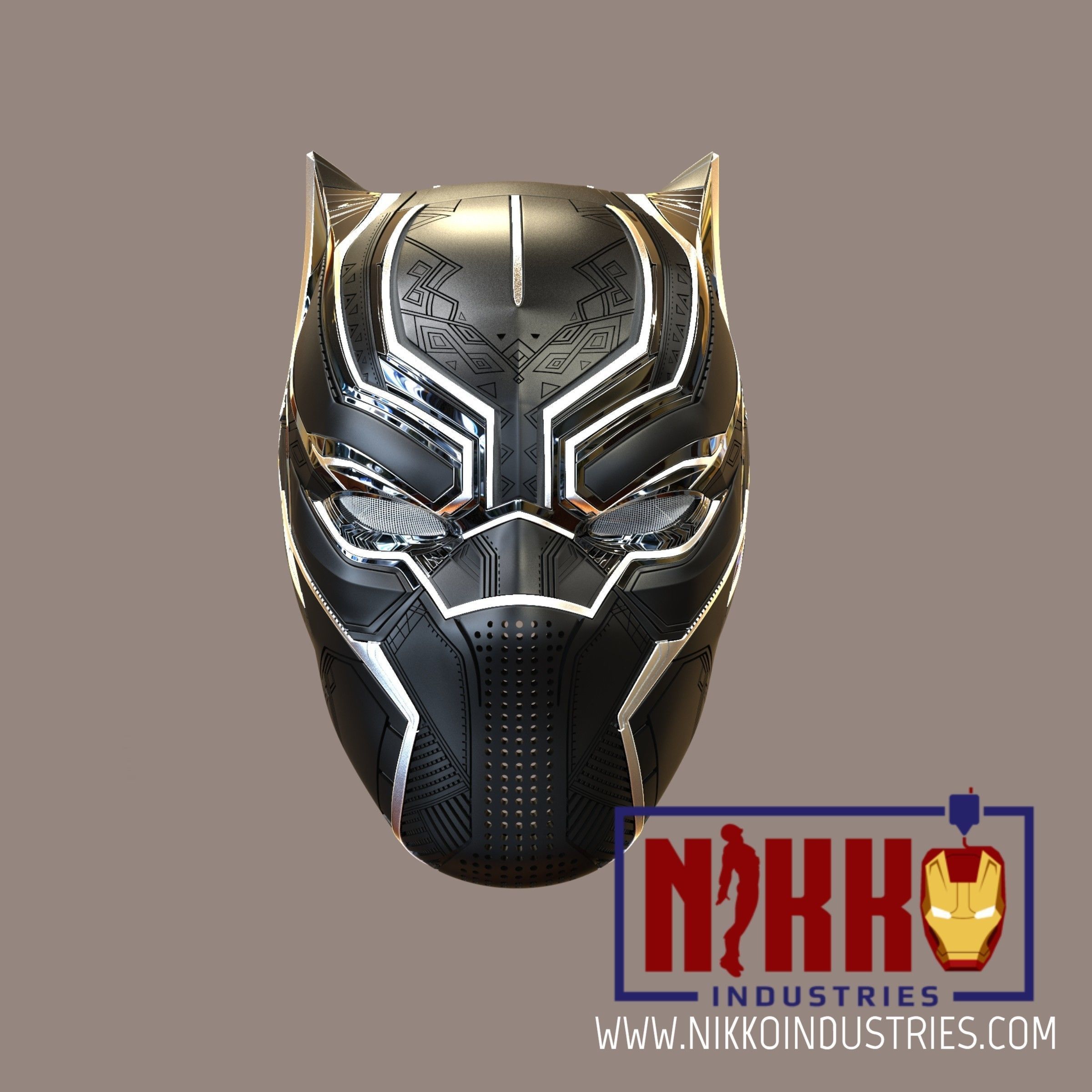 Black Panther Civil War  3D print model_20