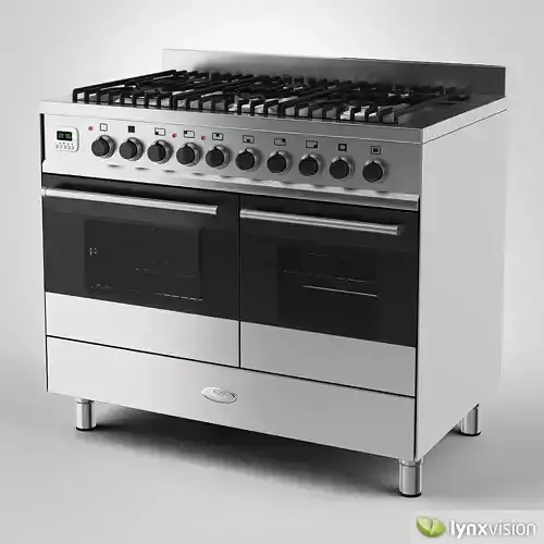 Whirlpool Gas Range Cooker 3D model