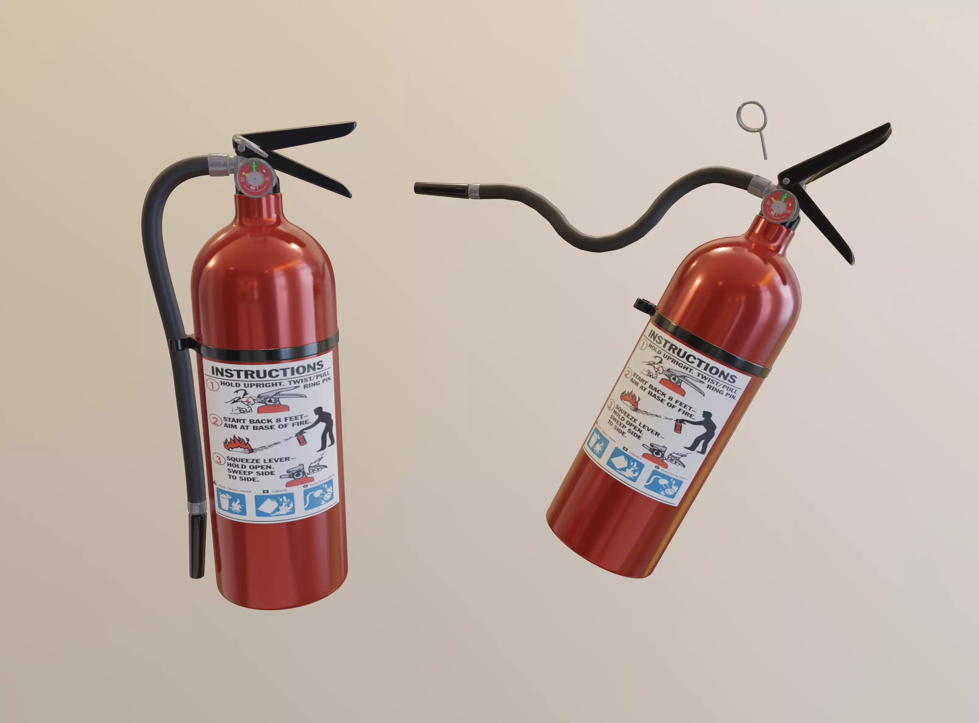 Fire Extinguisher 3D model_0