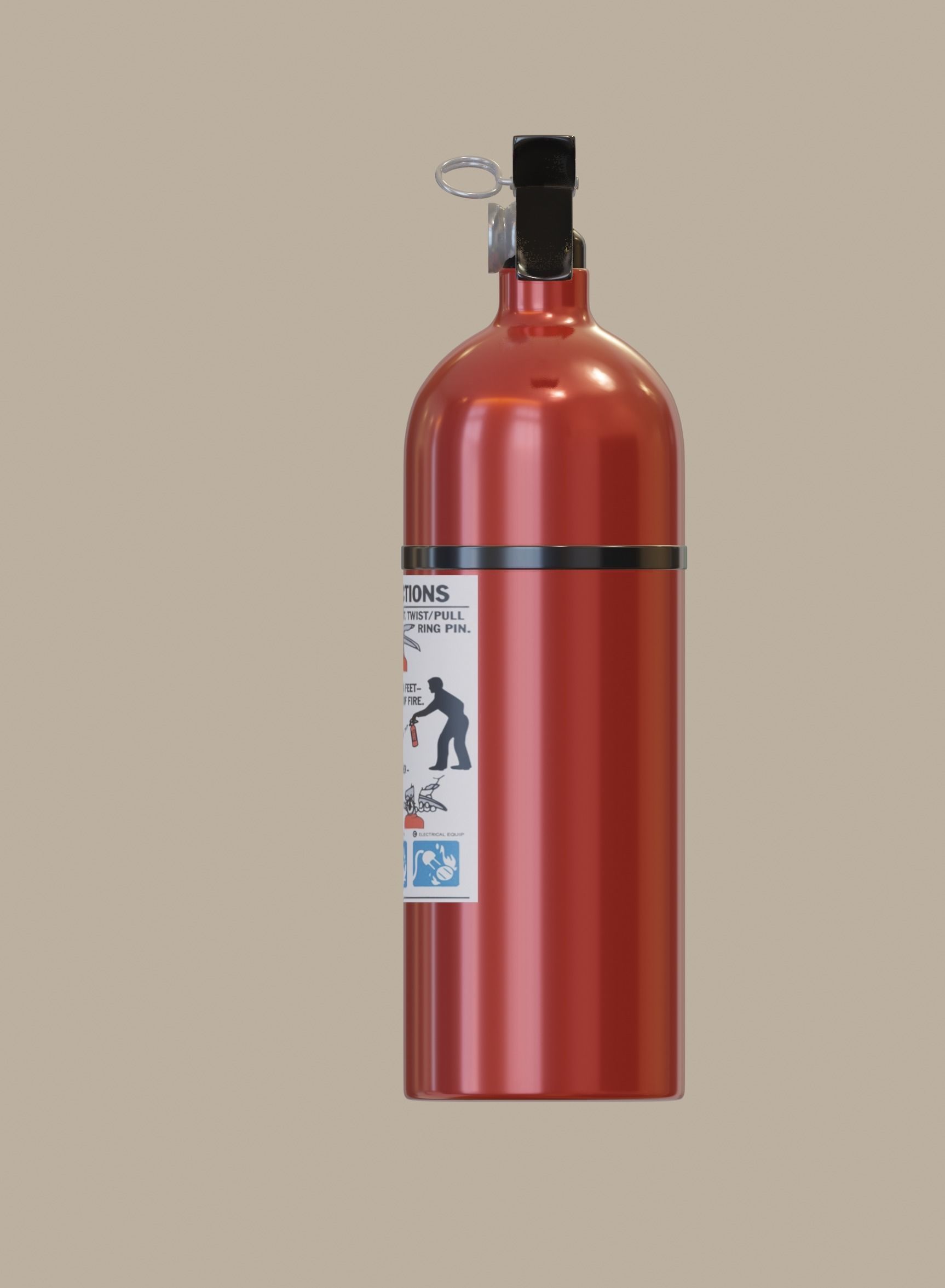 Fire Extinguisher 3D model_12