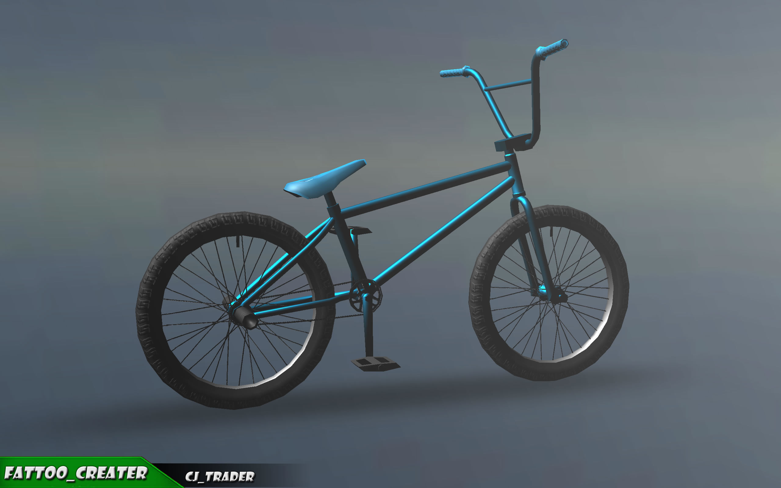 Low-poly Bicycle Collection Pack 3D Model Low-poly 3D model_7