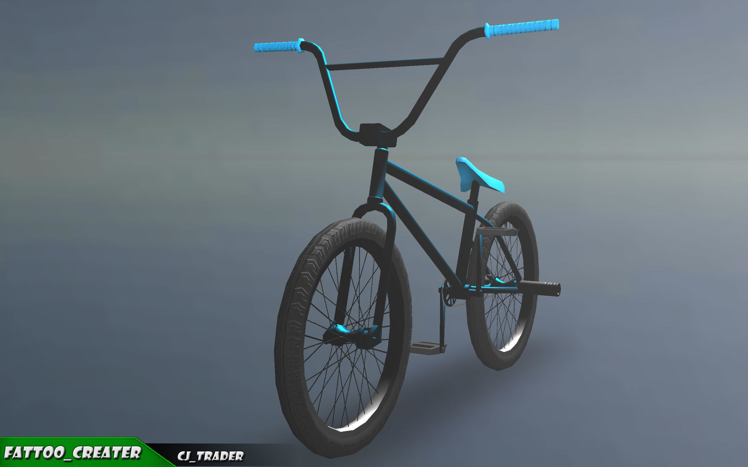 Low-poly Bicycle Collection Pack 3D Model Low-poly 3D model_2