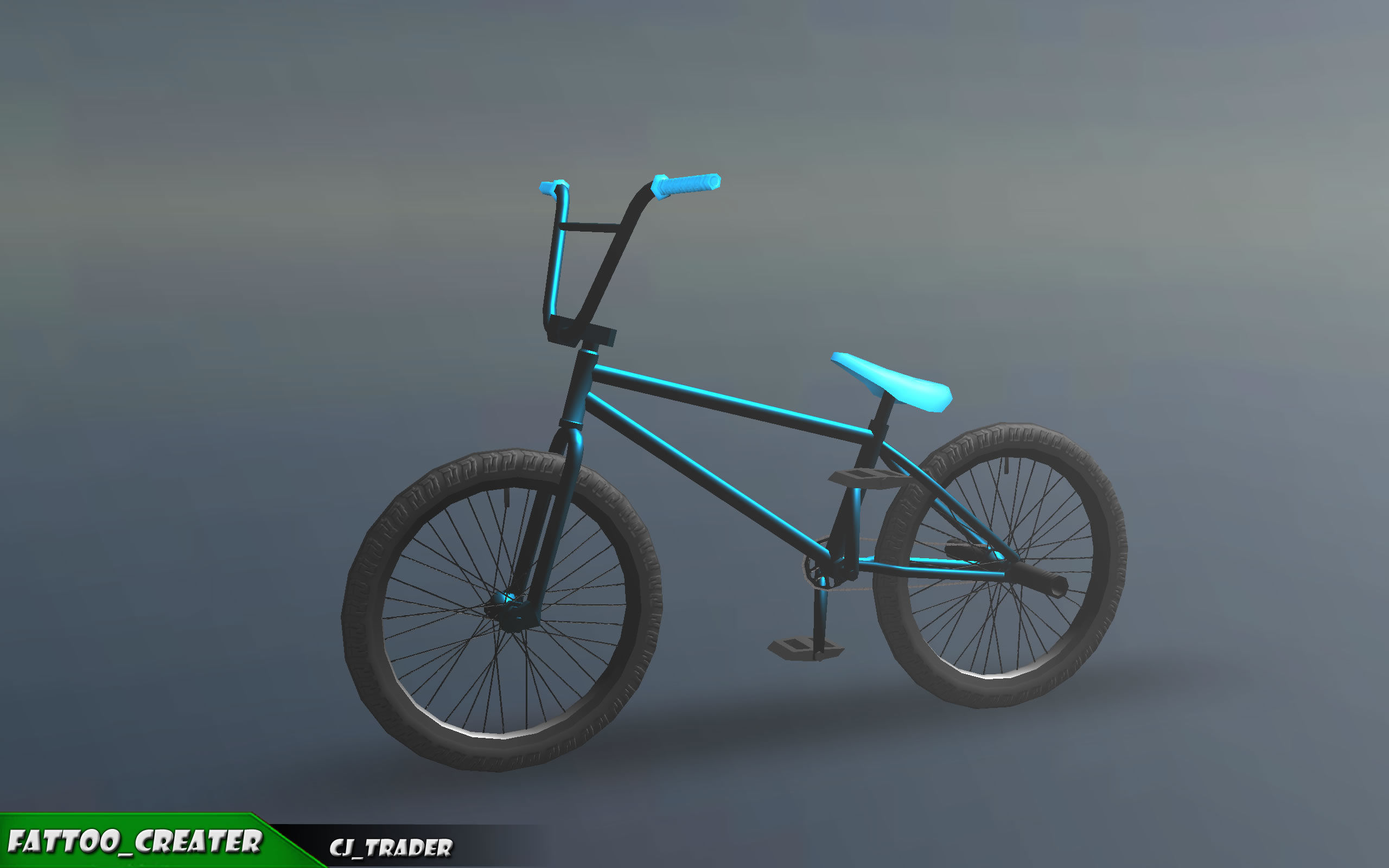 Low-poly Bicycle Collection Pack 3D Model Low-poly 3D model_6