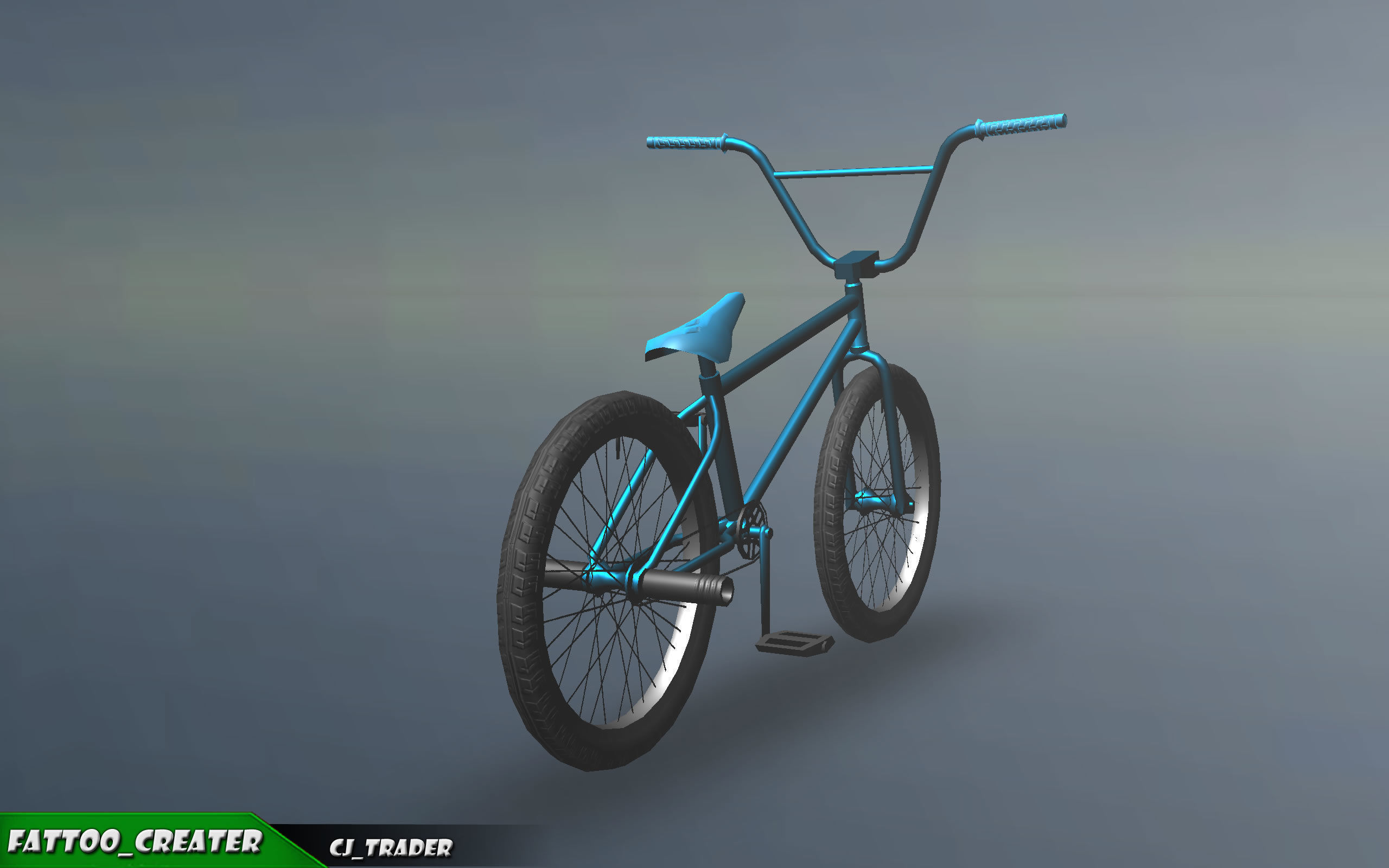 Low-poly Bicycle Collection Pack 3D Model Low-poly 3D model_8