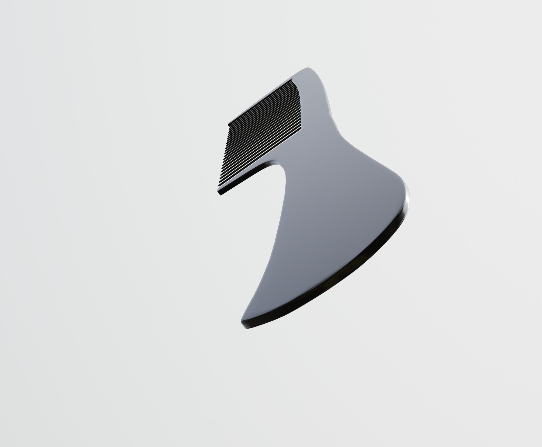 Comb Low Poly 3D model_3