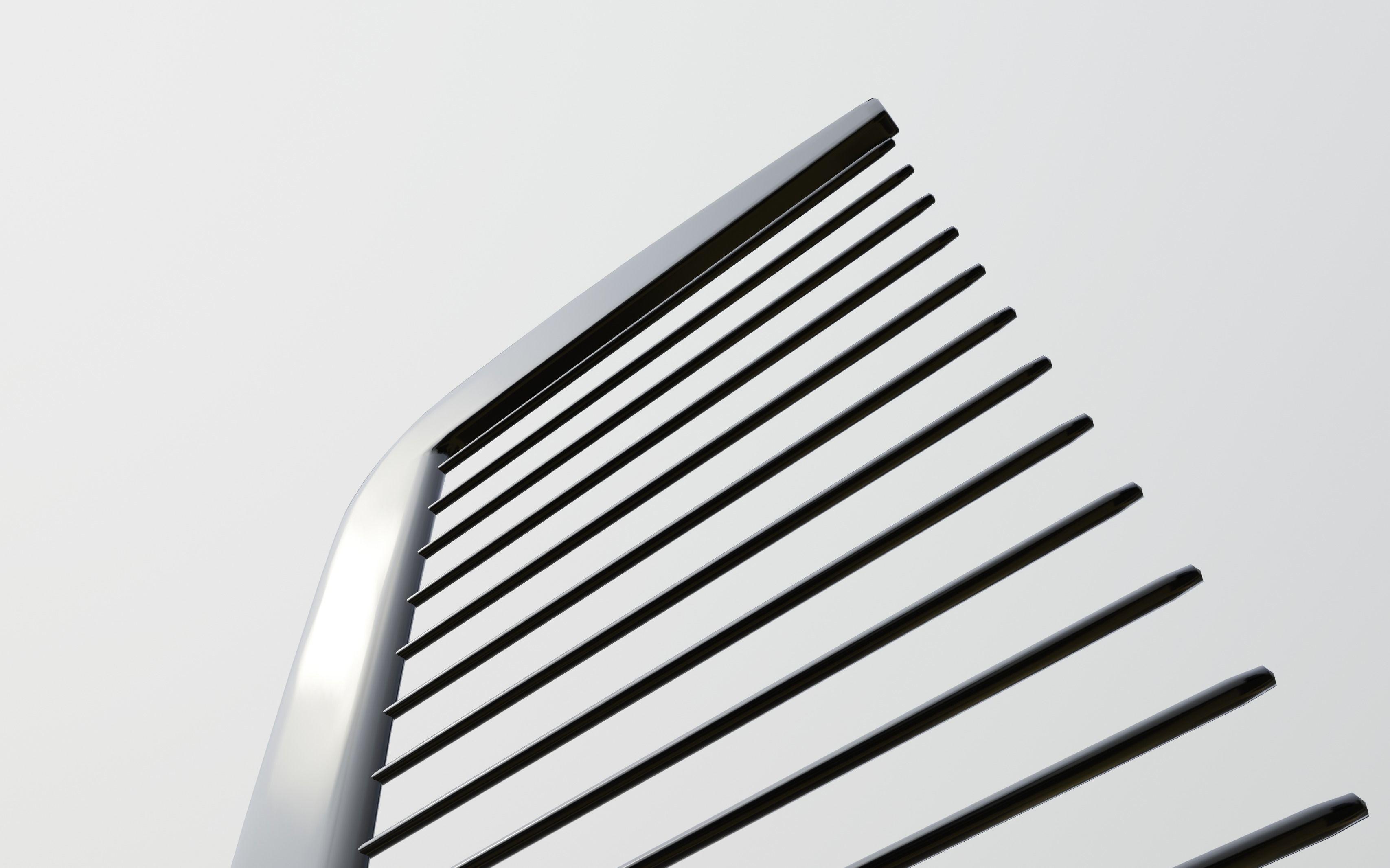 Comb Low Poly 3D model_7