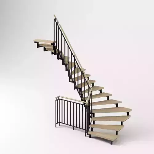 Stair - Modern Open Stairs and Railing