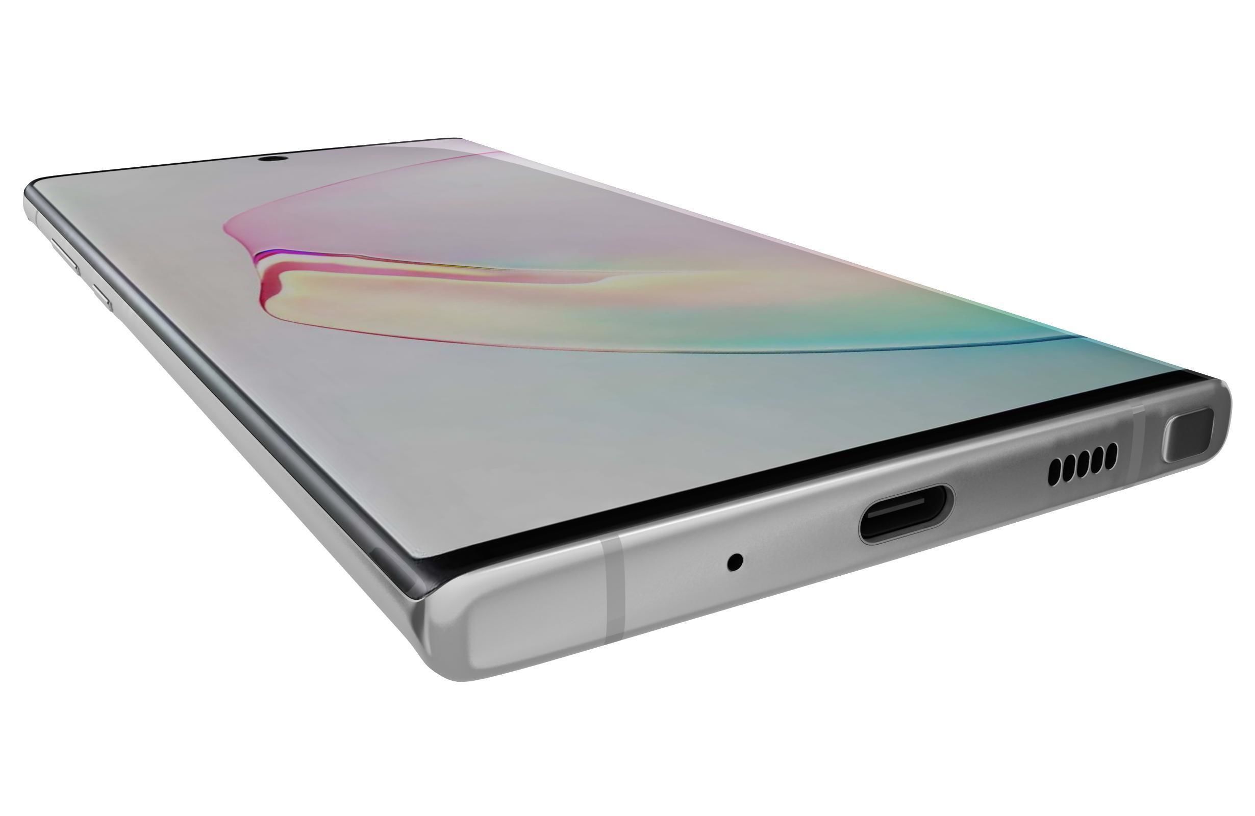 Samsung Galaxy Note 10 Plus Aura White 3D model_6