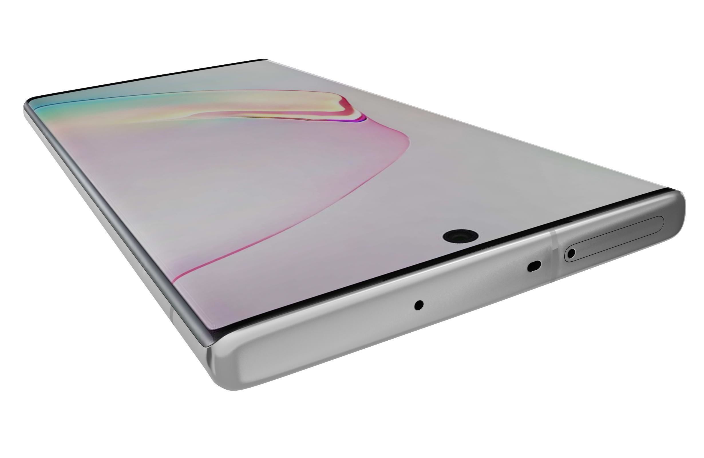 Samsung Galaxy Note 10 Plus Aura White 3D model_7