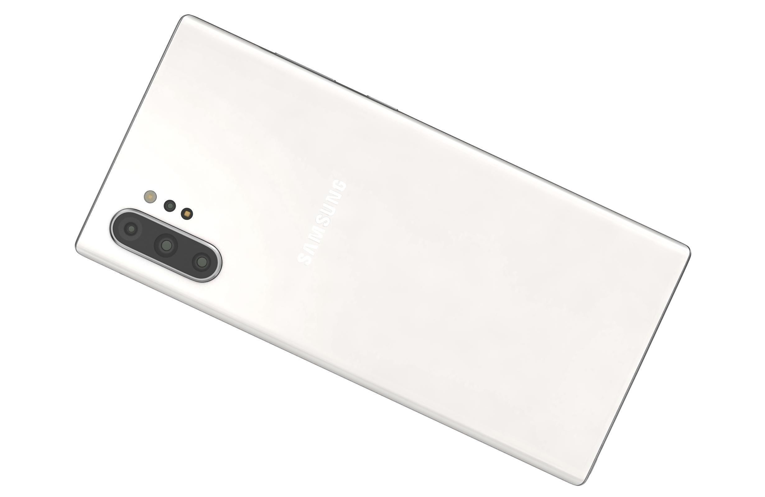 Samsung Galaxy Note 10 Plus Aura White 3D model_13