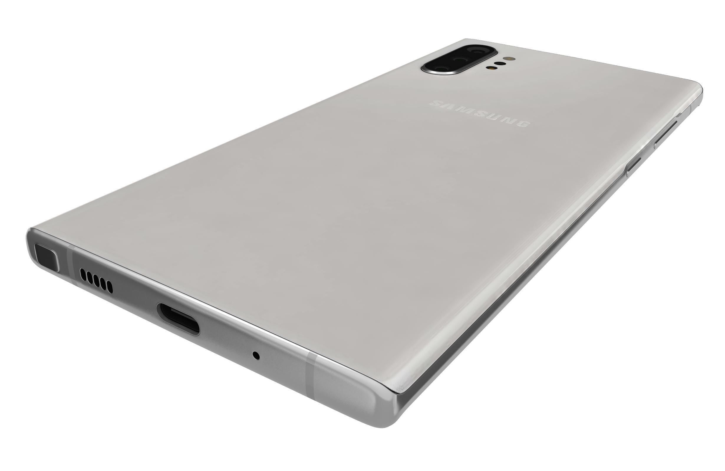 Samsung Galaxy Note 10 Plus Aura White 3D model_9