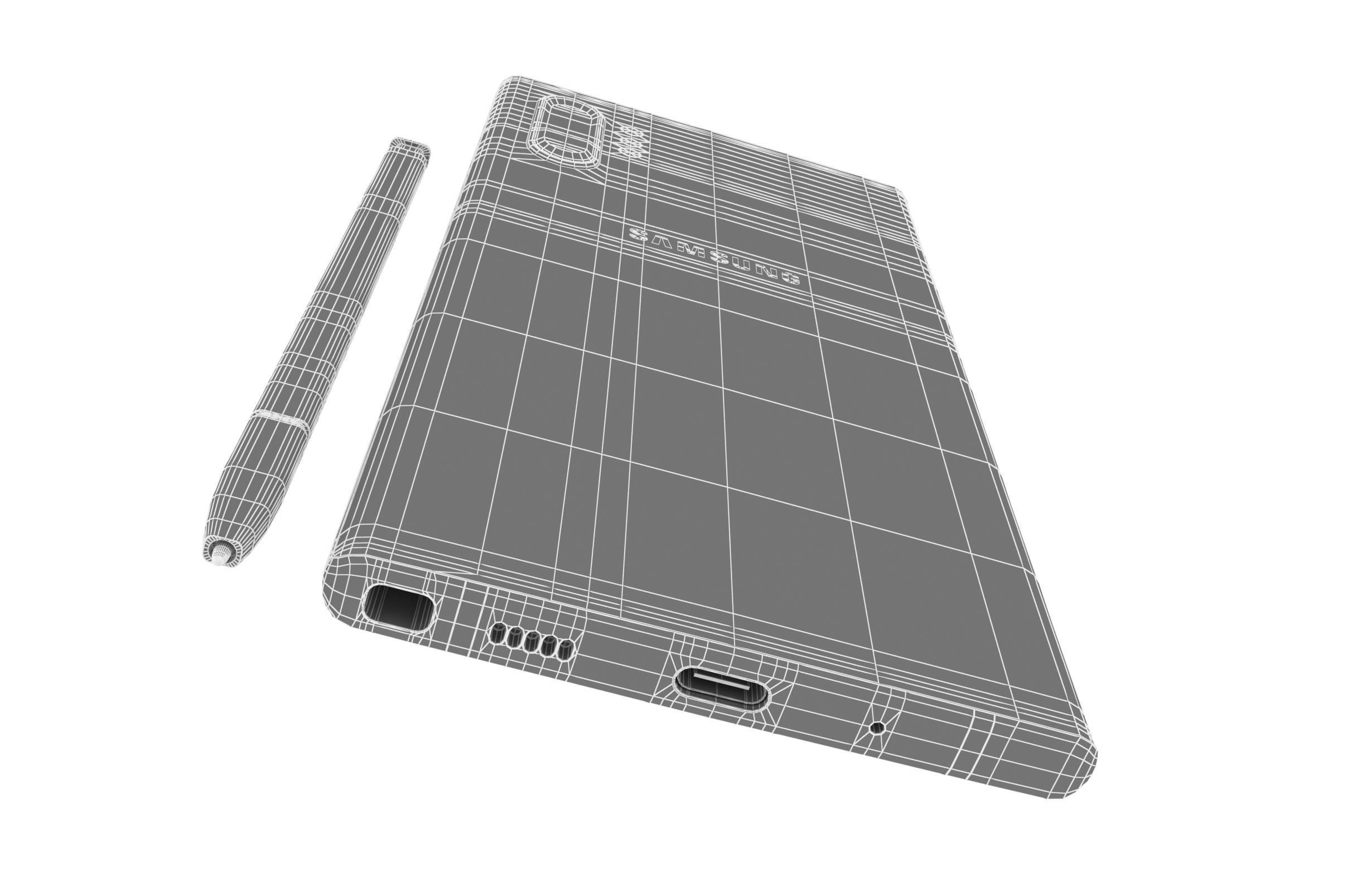 Samsung Galaxy Note 10 Plus Aura White 3D model_20