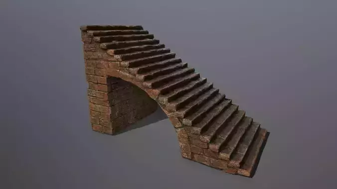 stairs brick arch