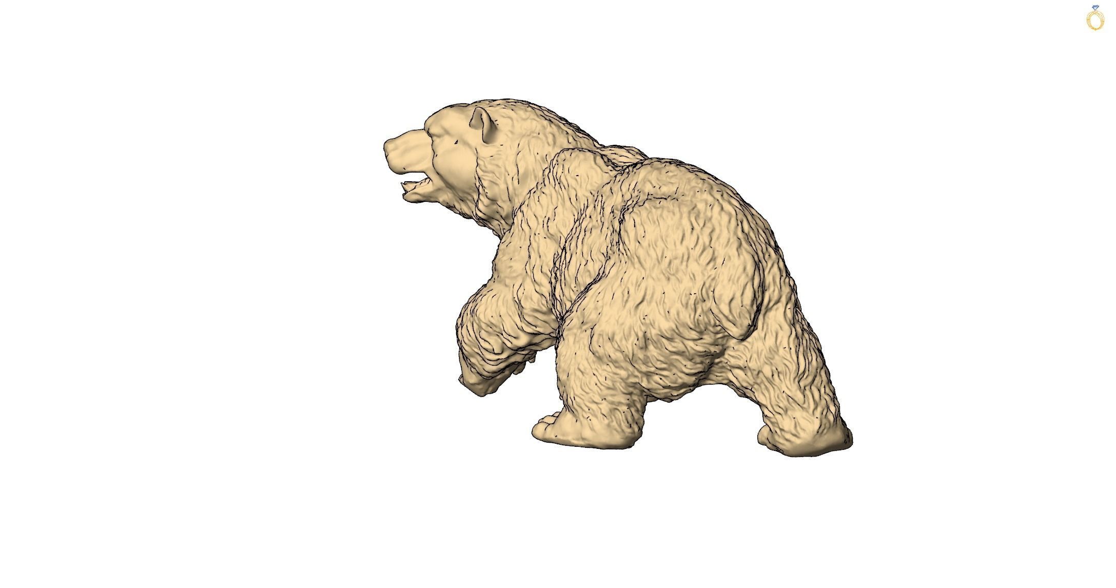 Bear 00 3D print model_8
