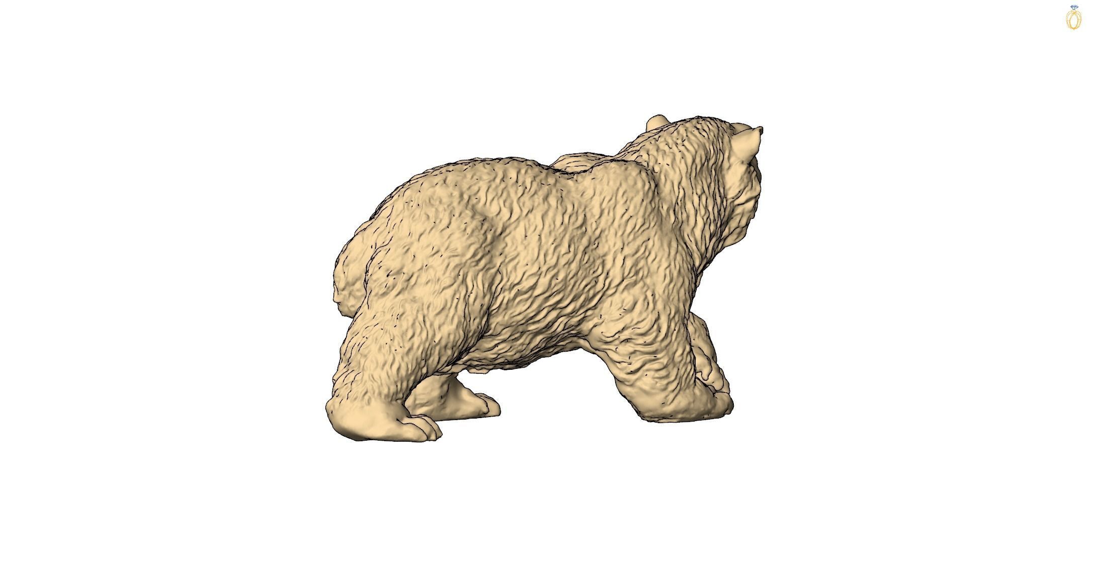 Bear 00 3D print model_9