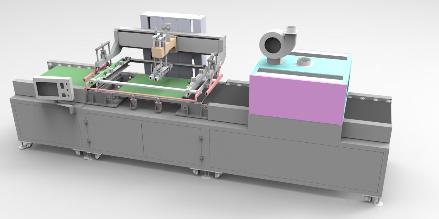 Printing equipment 3D model_8
