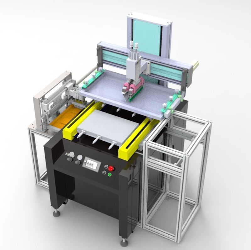 Printing equipment 3D model_7
