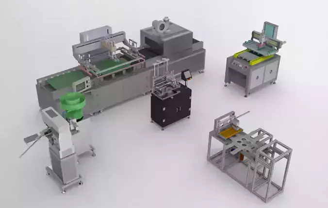 Printing equipment 3D model