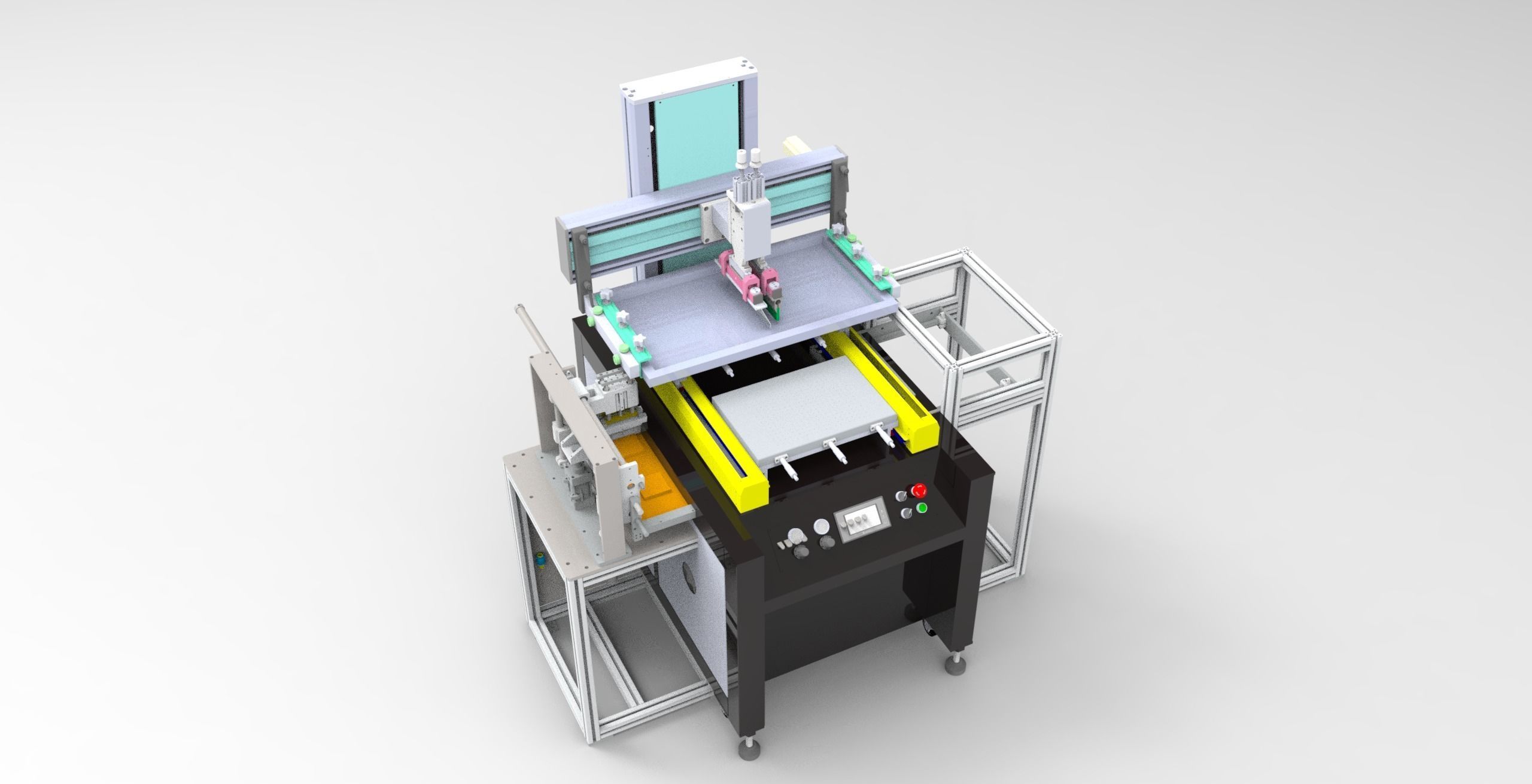 Printing equipment 3D model_1