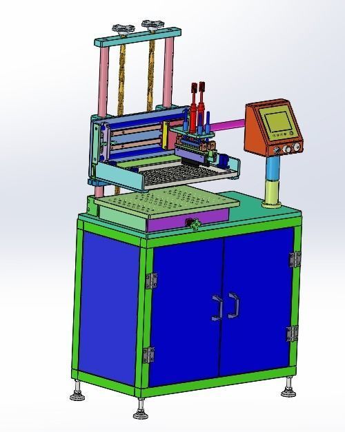 Printing equipment 3D model_9