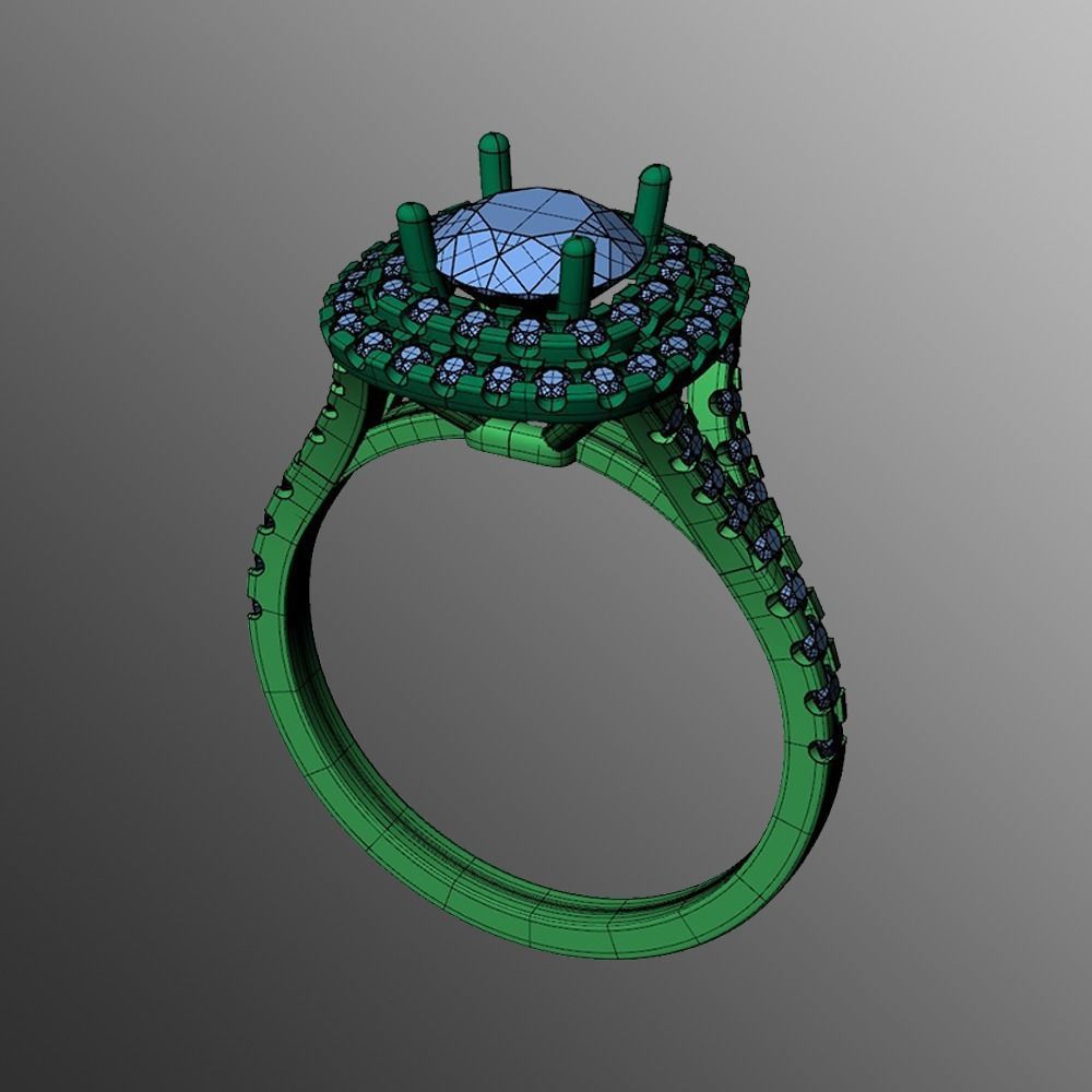Ring iz  1 3D print model_3