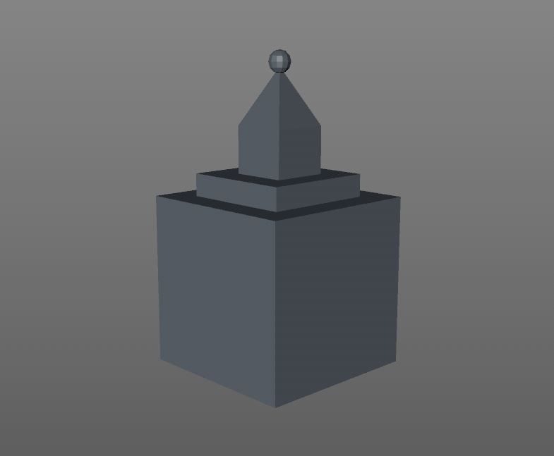 Toy House Low-poly 3D model_4