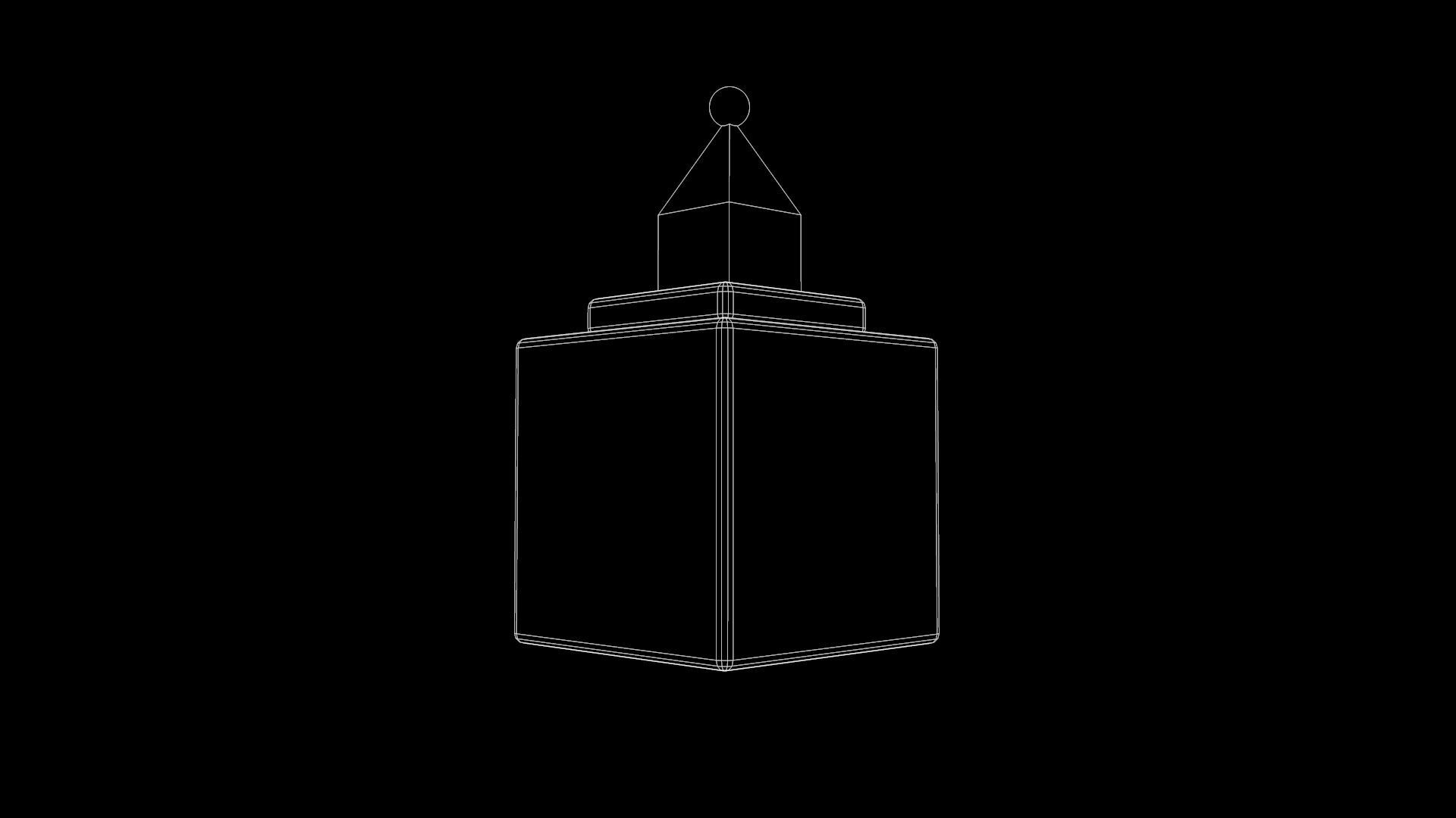 Toy House Low-poly 3D model_6