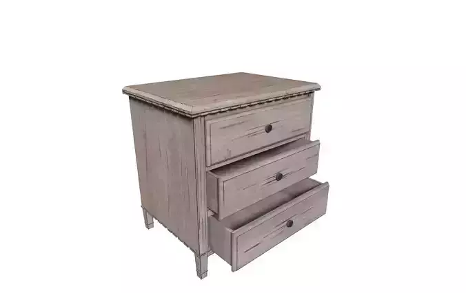 Drawer bedside table with drawers