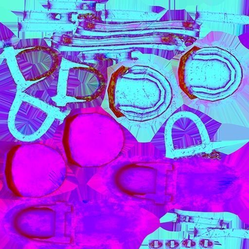 Post-apocalyptic Waiting Seats Low-poly PBR Low-poly 3D model_18