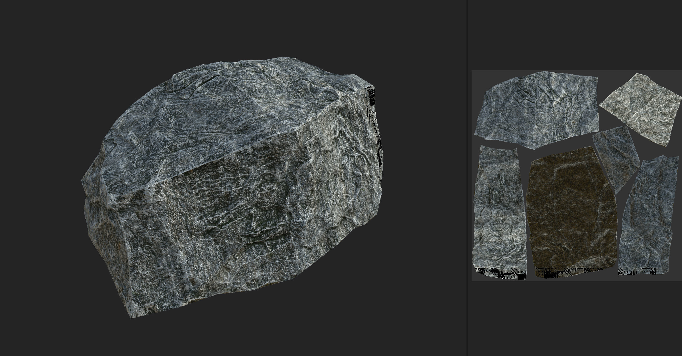 Stone 03 Set 01 PBR Low-poly 3D model_24