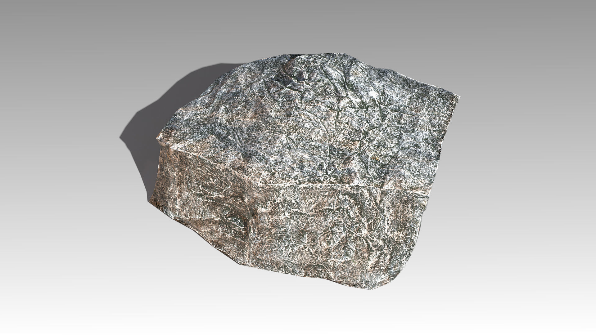 Stone 03 Set 01 PBR Low-poly 3D model_8