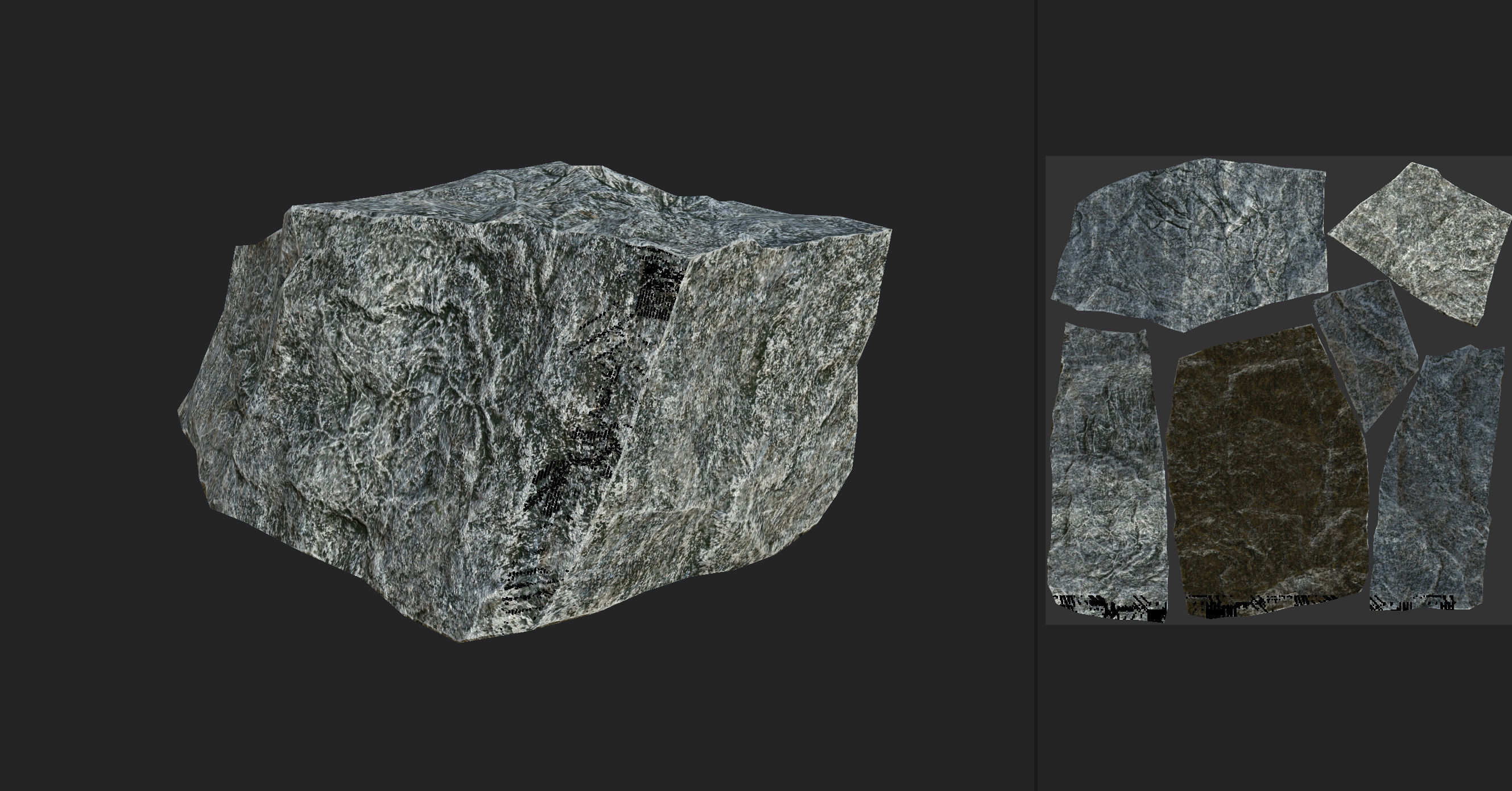 Stone 03 Set 01 PBR Low-poly 3D model_25