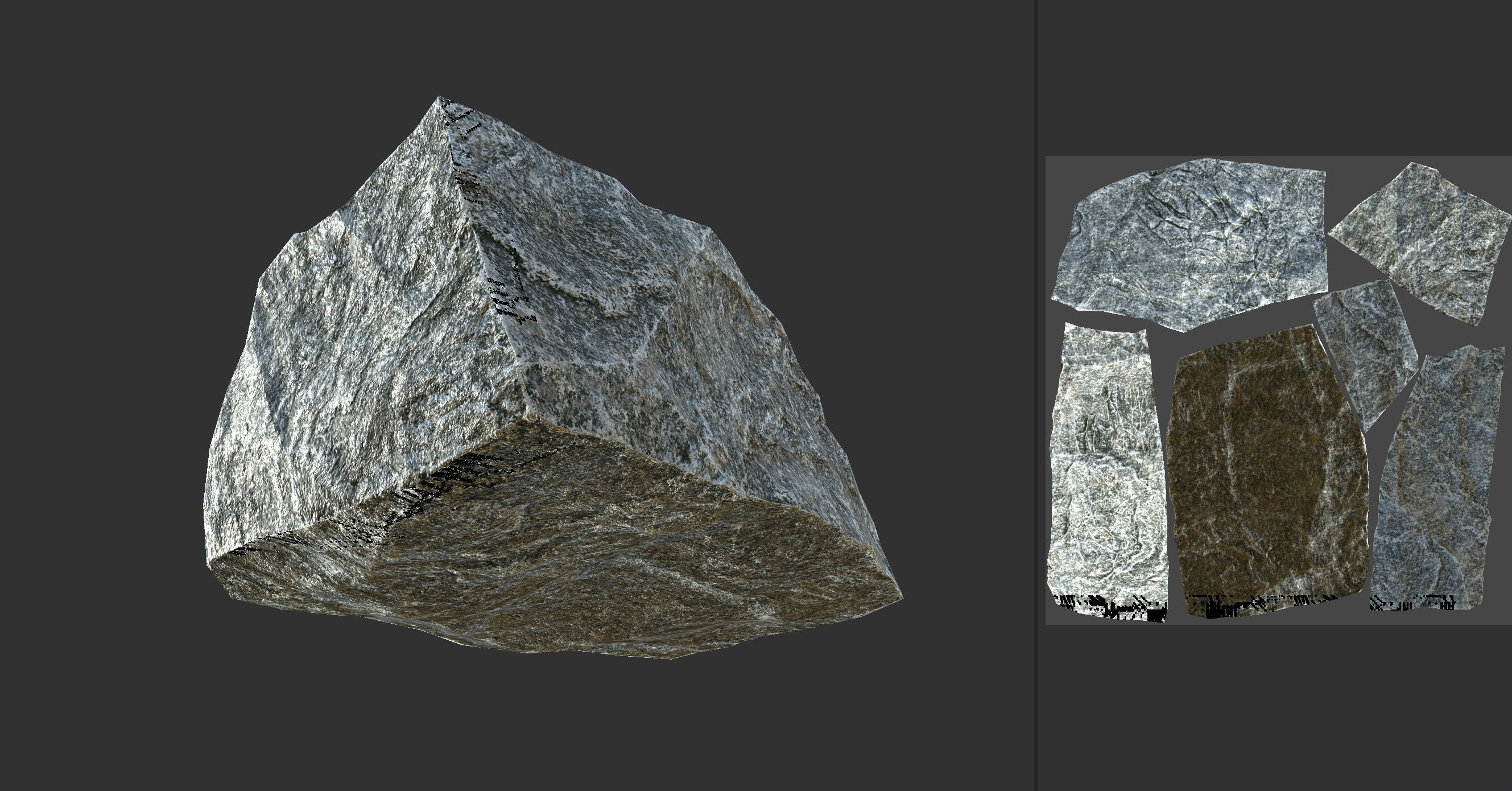 Stone 03 Set 01 PBR Low-poly 3D model_26