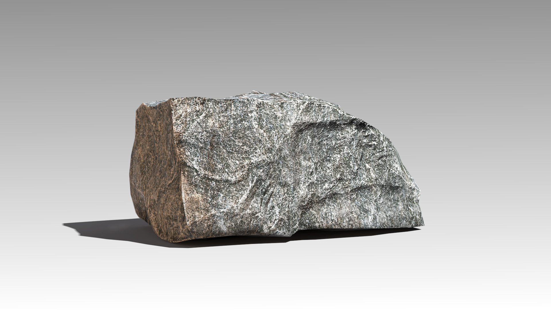 Stone 03 Set 01 PBR Low-poly 3D model_4