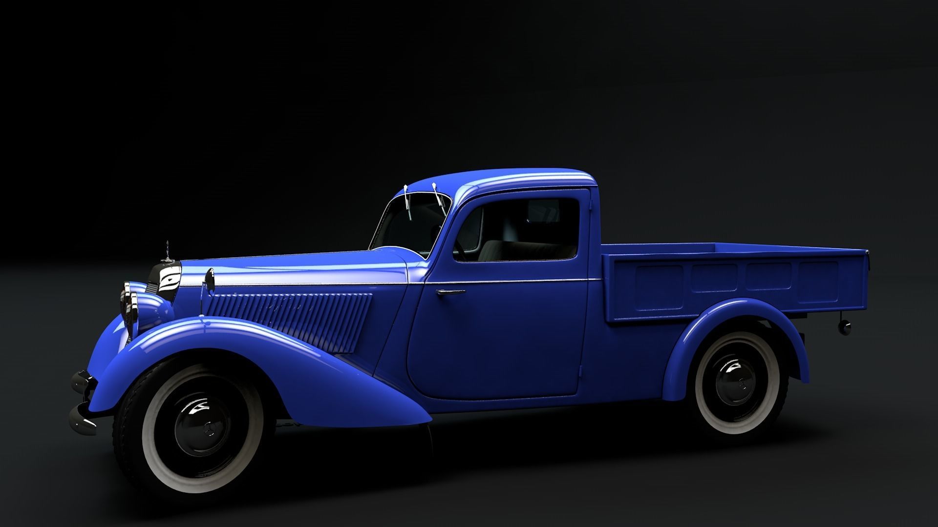 MERCEDES-BENZ 170V PICKUP 1947 3D model_16