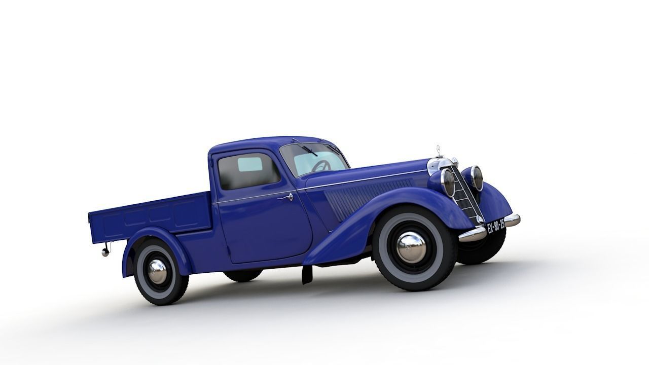 MERCEDES-BENZ 170V PICKUP 1947 3D model_3