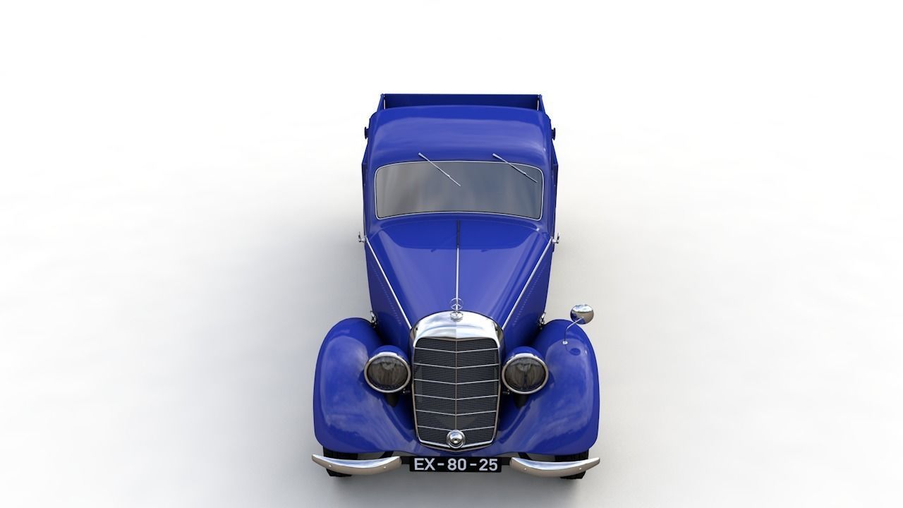 MERCEDES-BENZ 170V PICKUP 1947 3D model_7