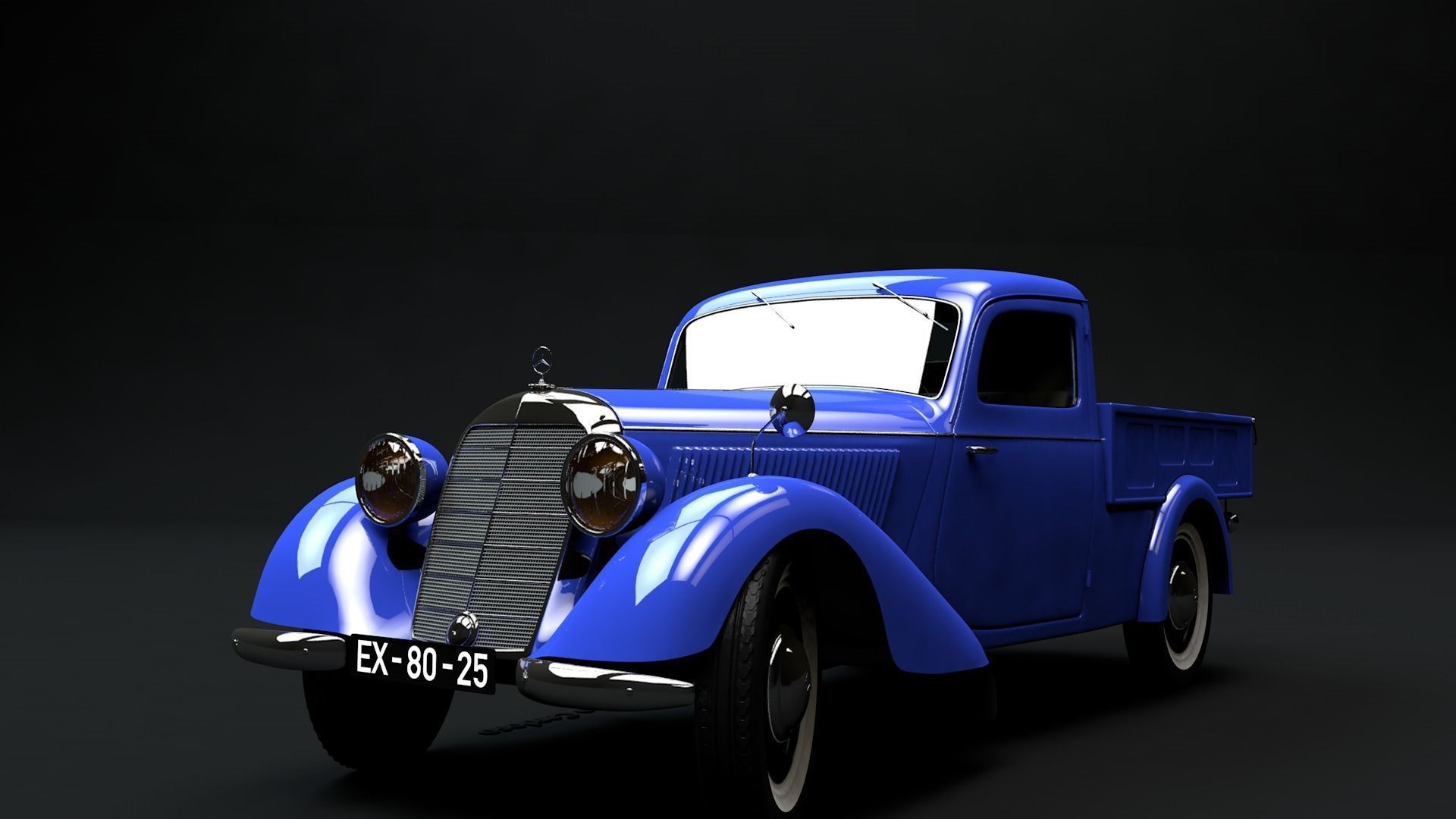 MERCEDES-BENZ 170V PICKUP 1947 3D model_20