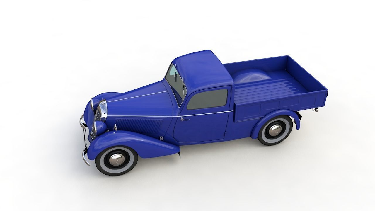 MERCEDES-BENZ 170V PICKUP 1947 3D model_10