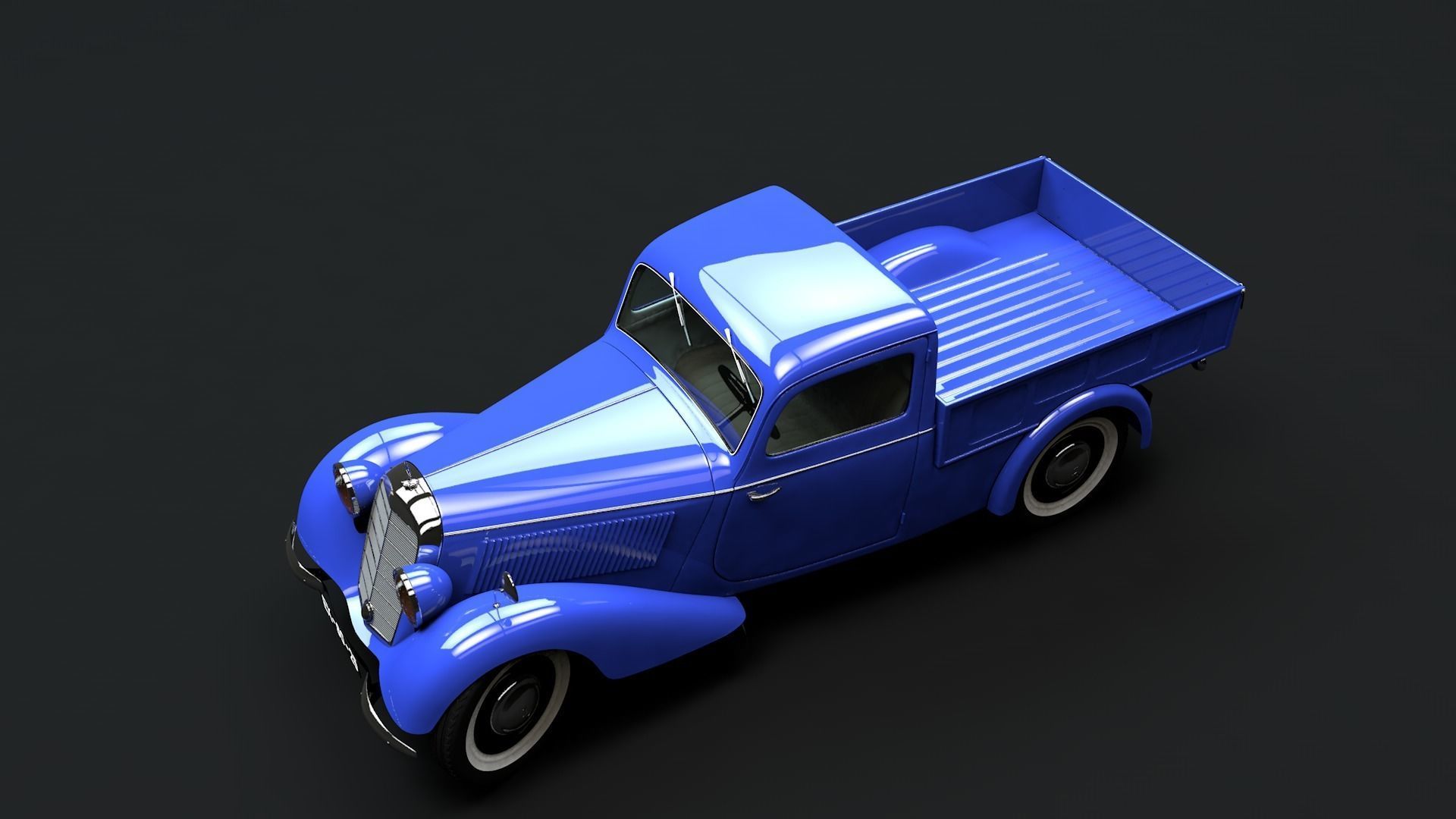 MERCEDES-BENZ 170V PICKUP 1947 3D model_18