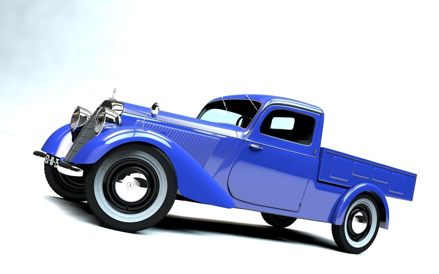 MERCEDES-BENZ 170V PICKUP 1947 3D model_12