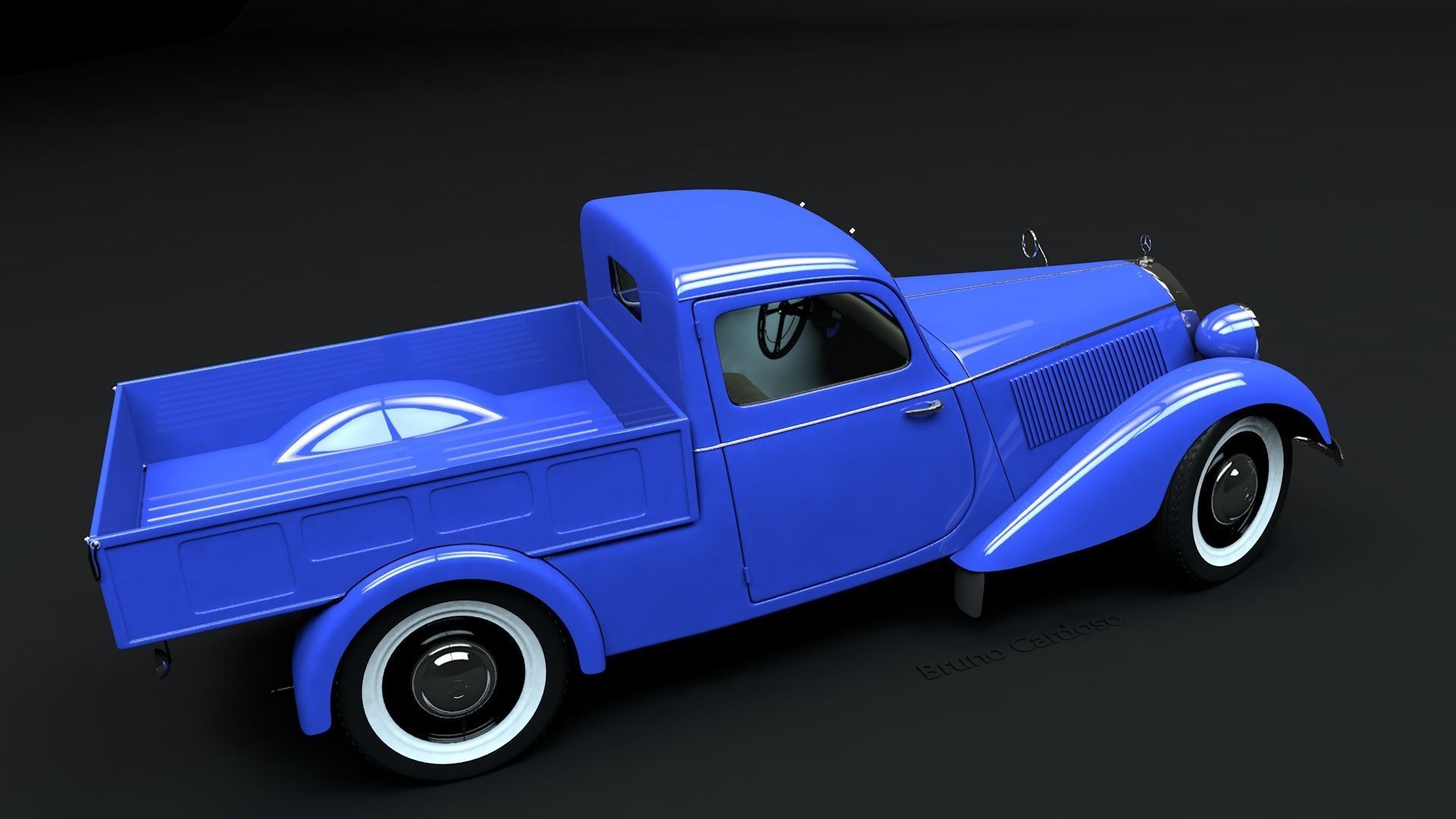 MERCEDES-BENZ 170V PICKUP 1947 3D model_19