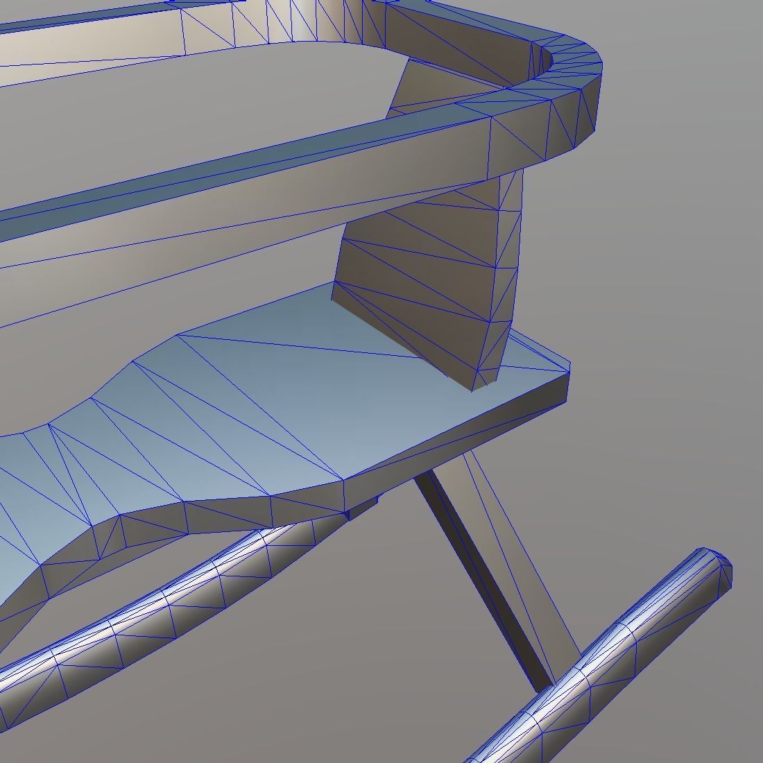 Rocking Horse Low-poly 3D model_18